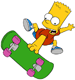 Bart, skateboard