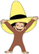 Curious George wearing yellow hat