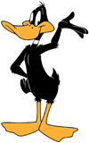 Daffy Duck waving