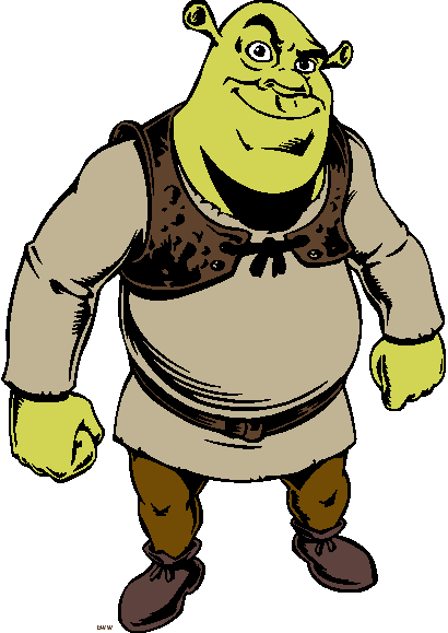 Shrek Clip Art | Cartoon Clip Art