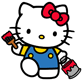 Hello Kitty painting