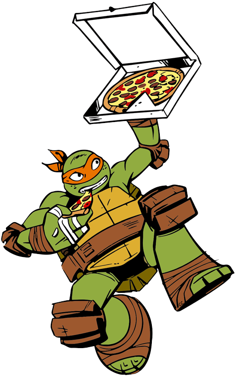 Michelangelo Ninja Turtle Pizza