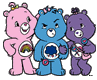 Share Bear, Cheer Bear, Grumpy Bear