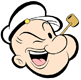 Popeye's face