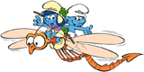Smurfstorm, Clumsy riding Dragonfly