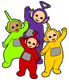 Dipsy, Laa-Laa, Tinky Winky, Po